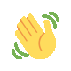 waving hand